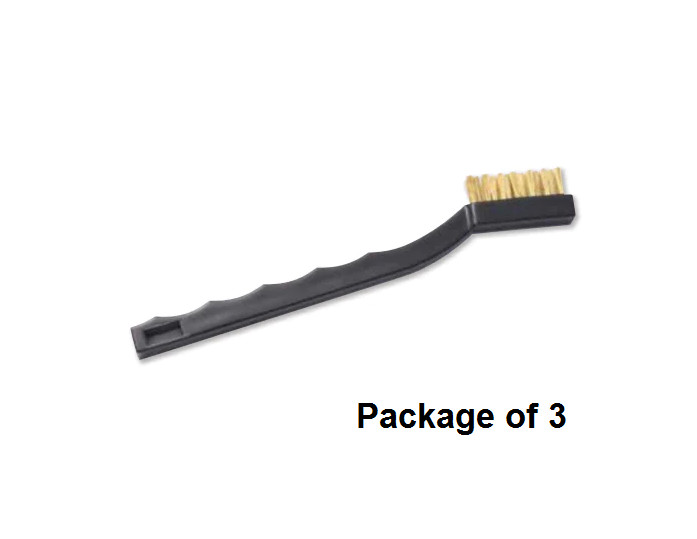 Premium Plus USA Dental Instrument Cleaning Brush Brass Bristles Pkg/3 #1115