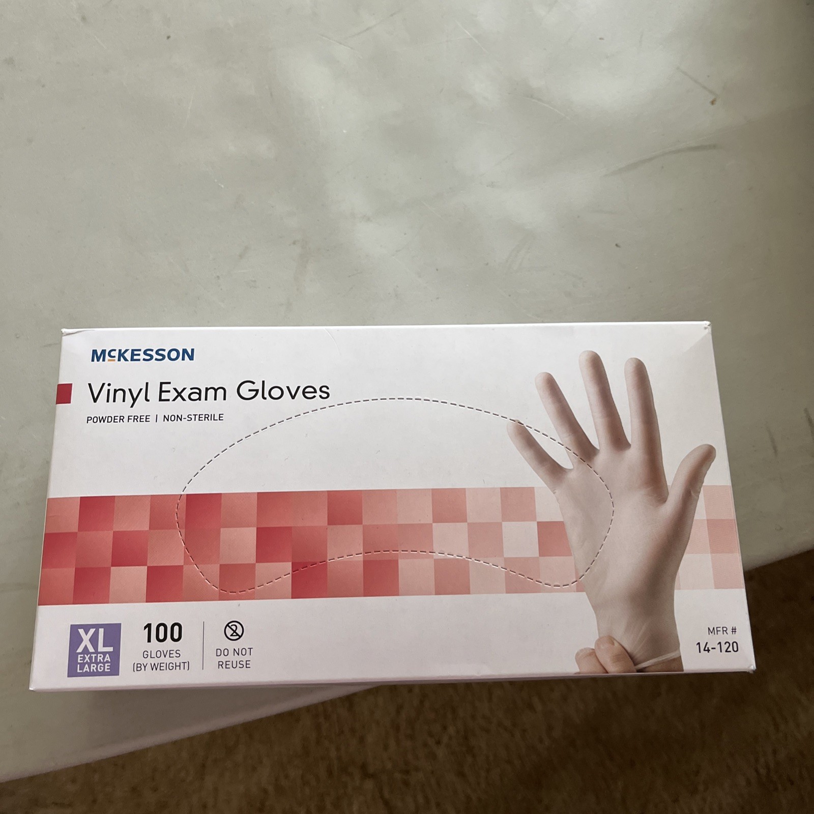 Exam Glove X-Large Box Of 100 By McKesson