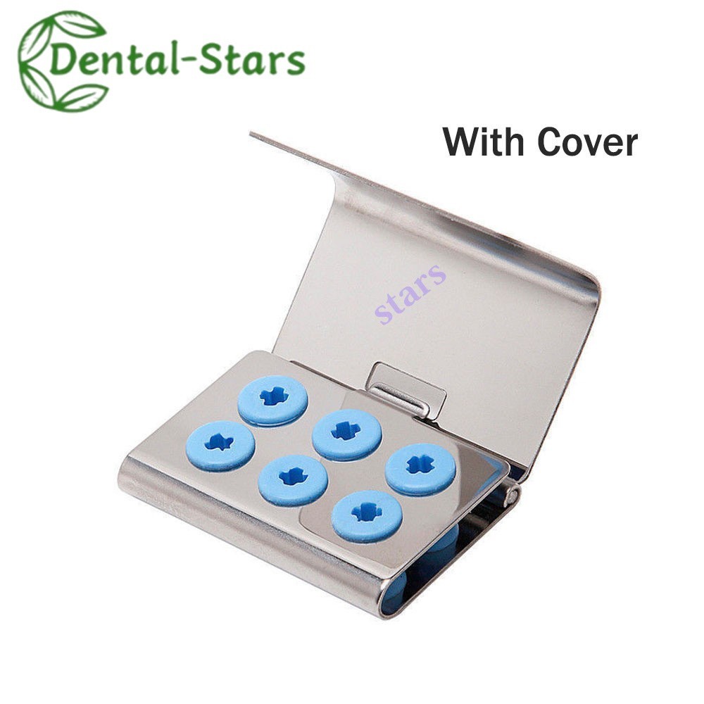 6 Holes Dental Ultrasonic Piezo Scaler Tip Stand Holder Block Distinfection Box