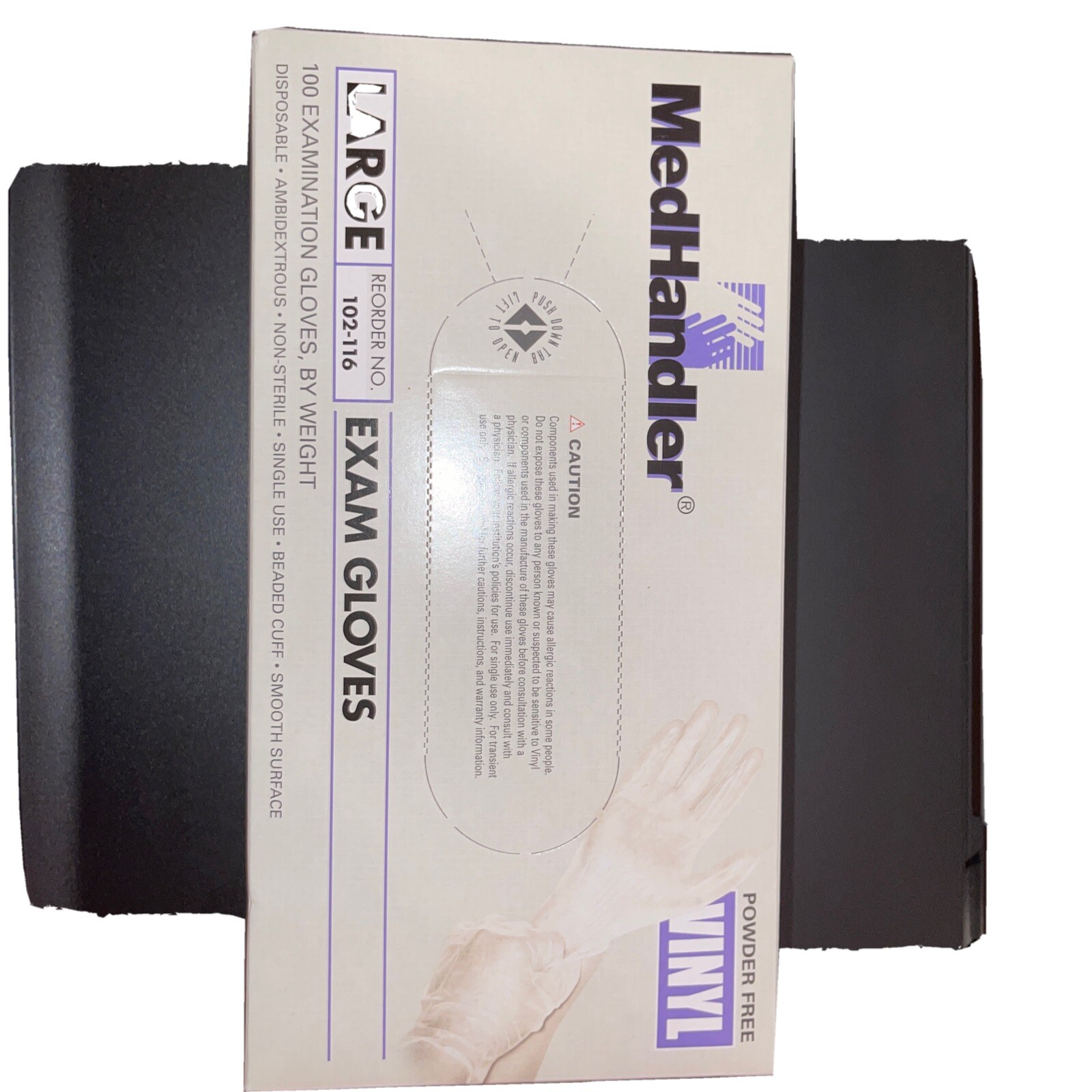 Med Handler Exam Glove Powder Free LARGE 14-118 100 per Box