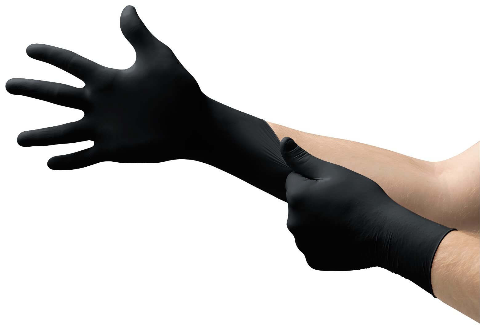 MICROFLEX MidKnight MK-296 Exam Standard Gloves – Size XXL, Black (Box of 100)