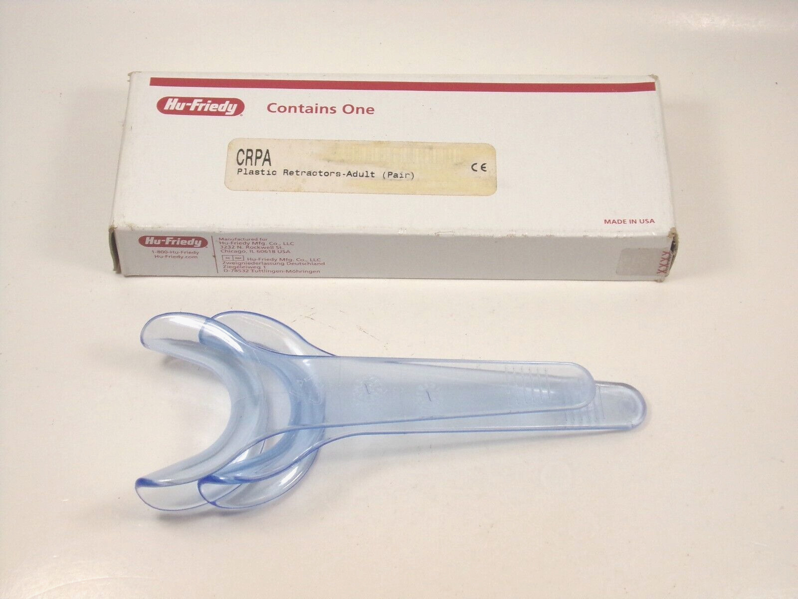 HU FRIEDY Adult Plastic Cheek Retractors (1 Pair) | CRPA
