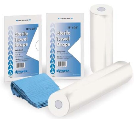 General Purpose Drape Towel Drape Sterile #4410 18 W X 26 L Inch Box of 50