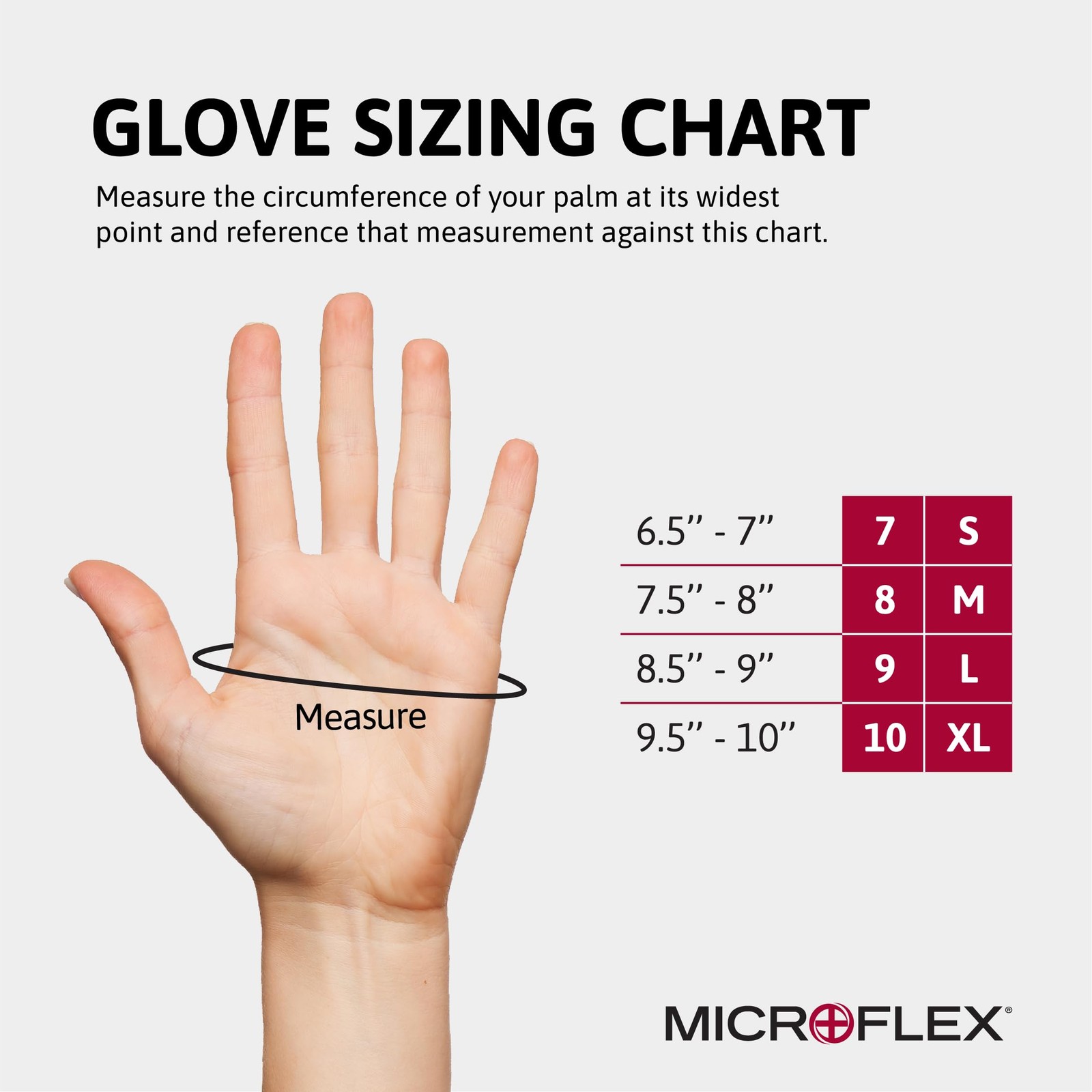 Ansell Microflex Disposable Latex Gloves XL, Natural, Box of 100
