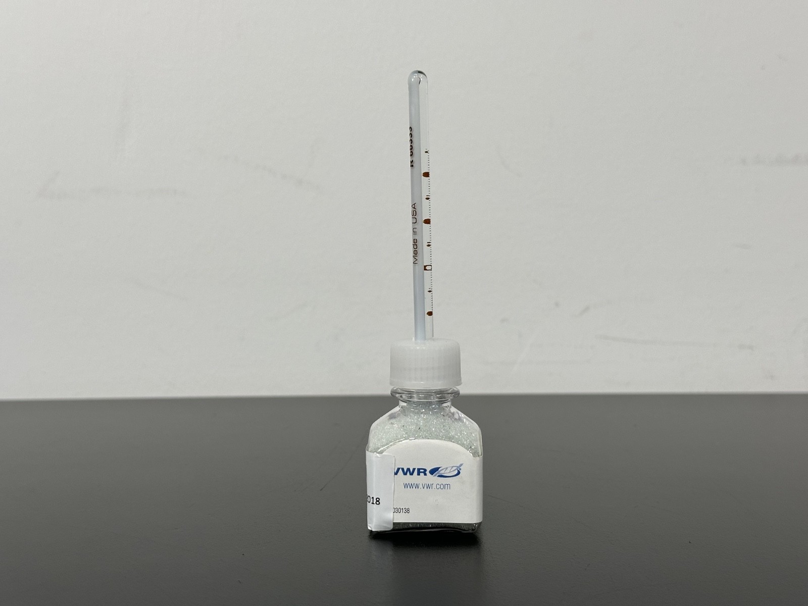 VWR R66333 Glass Laboratory Hydrometer Density Meter w/ Storage Bottle