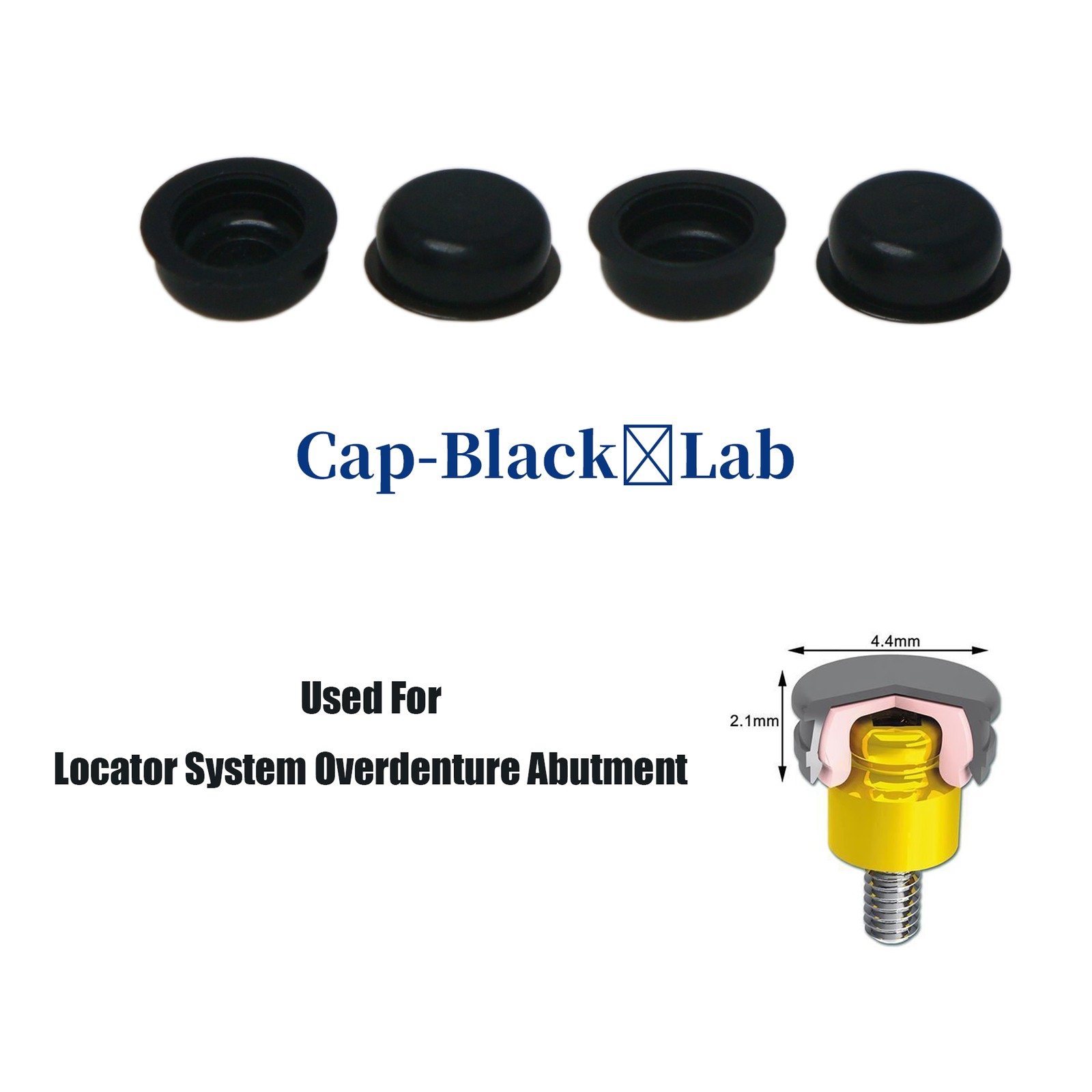 US Nobel Active Zest Locator Abutment NP RP 3.5/4.3mm Conical GH 1-5mm Titanium
