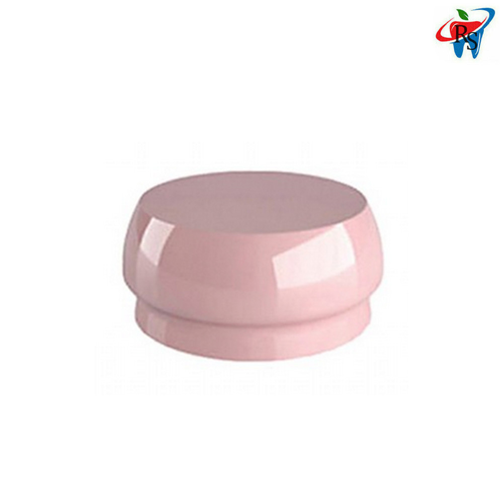 1x Kit Dental Straight Ball Attachment Soft Silicone Metal Cap Isolate Ring
