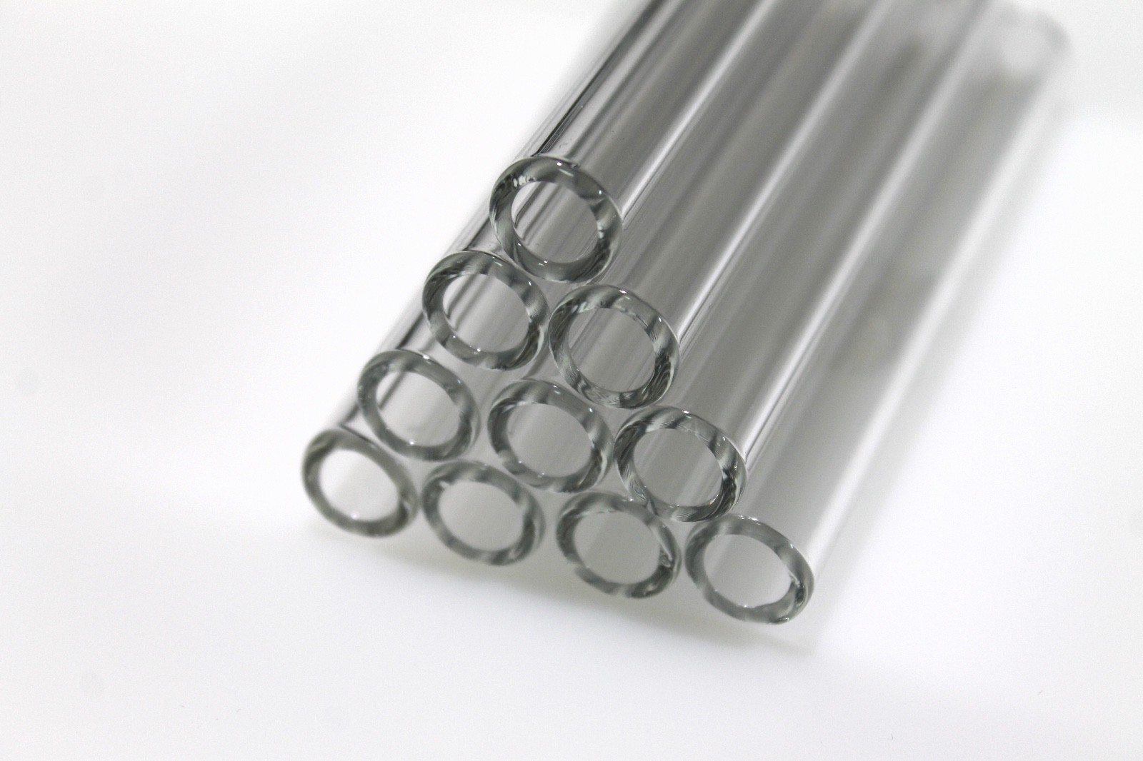 Lot Of 10 4″ Pyrex Glass Blowing Tubes 12 mm OD 7 mm ID Tubing 2 mm Thickness