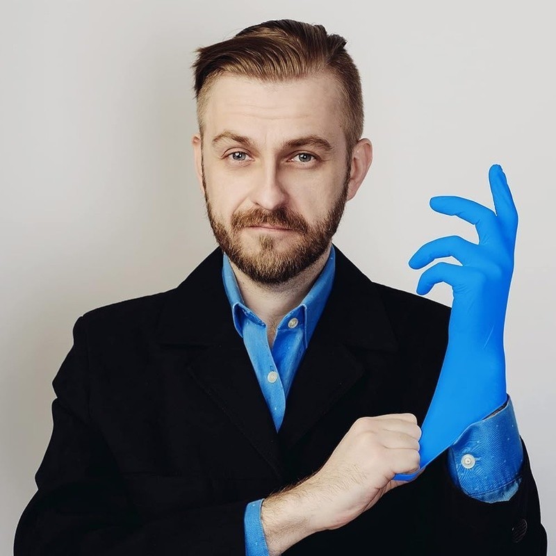 High-Quality Nitrile Gloves Food Handling Cleaning Tattoo Mechanic Use 100 Count