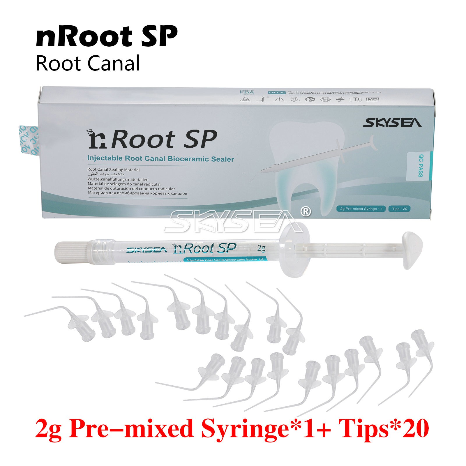 Dental Root canal bioceramic sealer/Repair Root Canal Endo Filling Cement 2g ds
