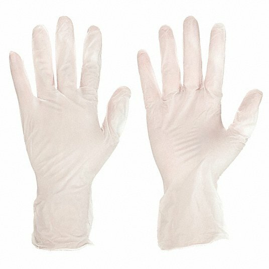 1000ct All Purpose Vinyl Gloves 10 Boxes of 100 for Food Retail and Cleaning