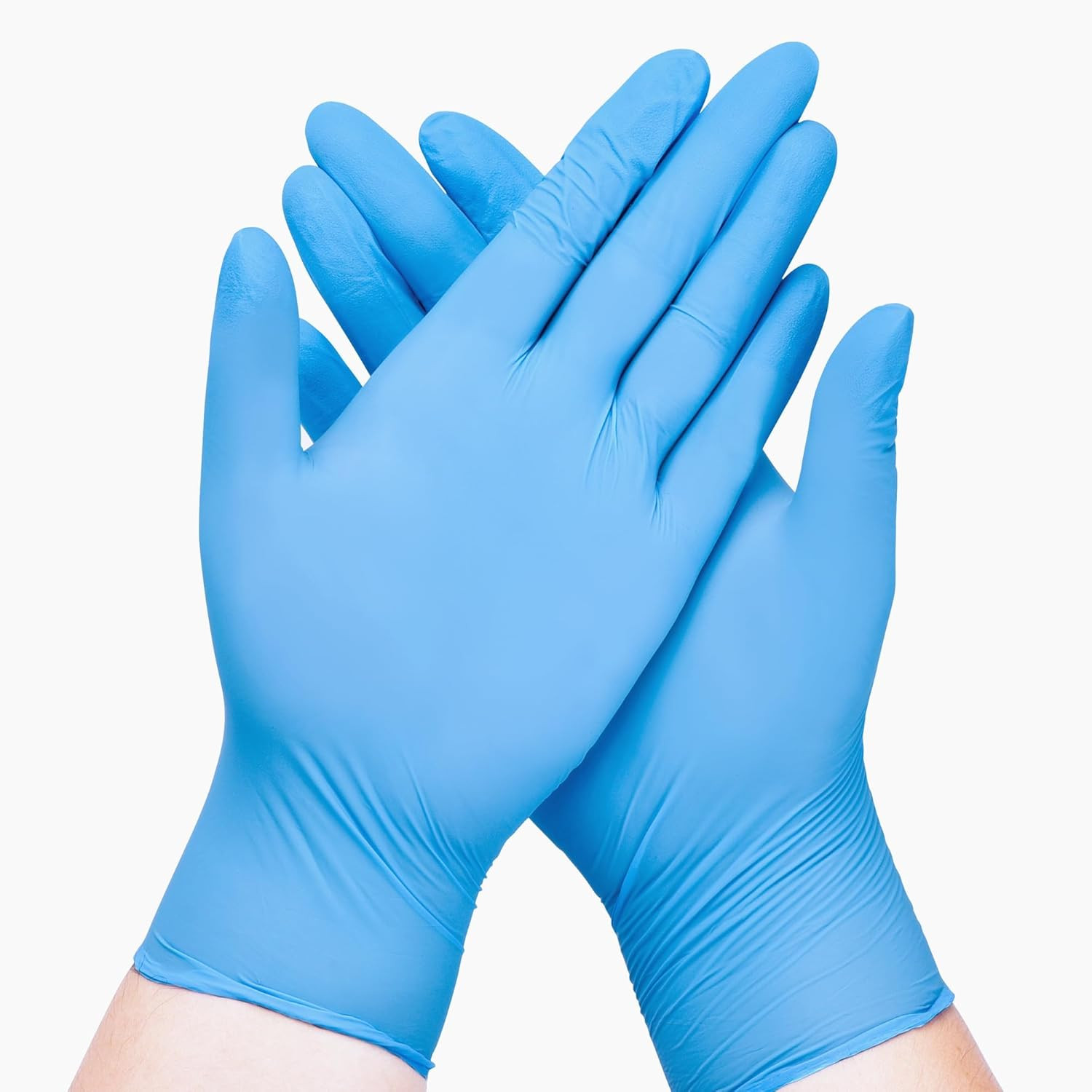Swiftgrip Disposable Nitrile Exam Gloves, Blue, Latex Free, Medical Gloves for C