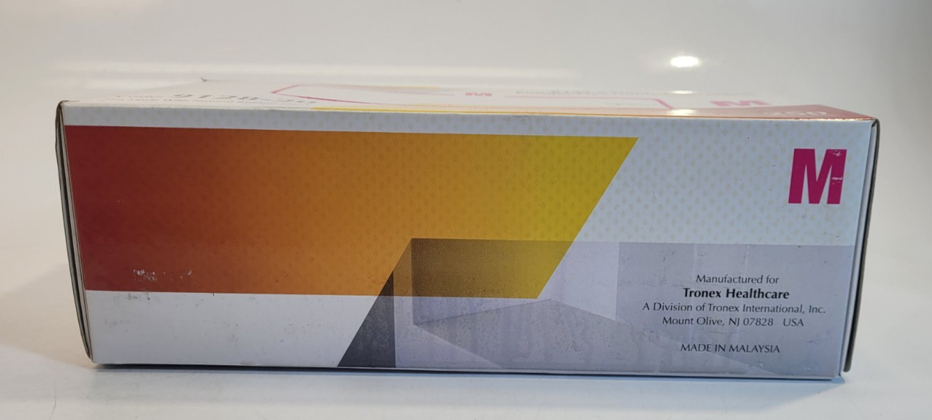Tronex 9128-20 Nitrile Exam Gloves Powder-Free Size M 250ct Box – Lot of 2