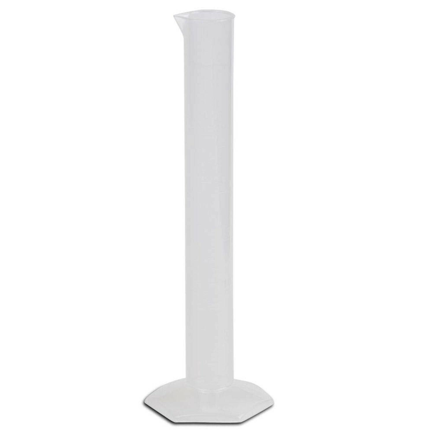 10ml Plastic Graduated Cylinder, Molded Graduations (Pack of 2)