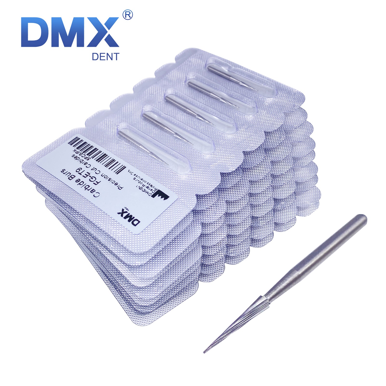 Dental Carbide Burs Trimming Finishing Polishing Safe End Taper FG ET6 ET9