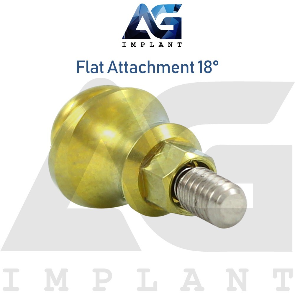 5 Angled 18° Flat Attachment Titanium Prosthetic System Narrow Platform (NP)