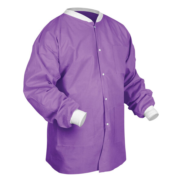 Medicom 8103-A SafeWear Hipster Jackets SMS Fabric Purple Small 12/Pk
