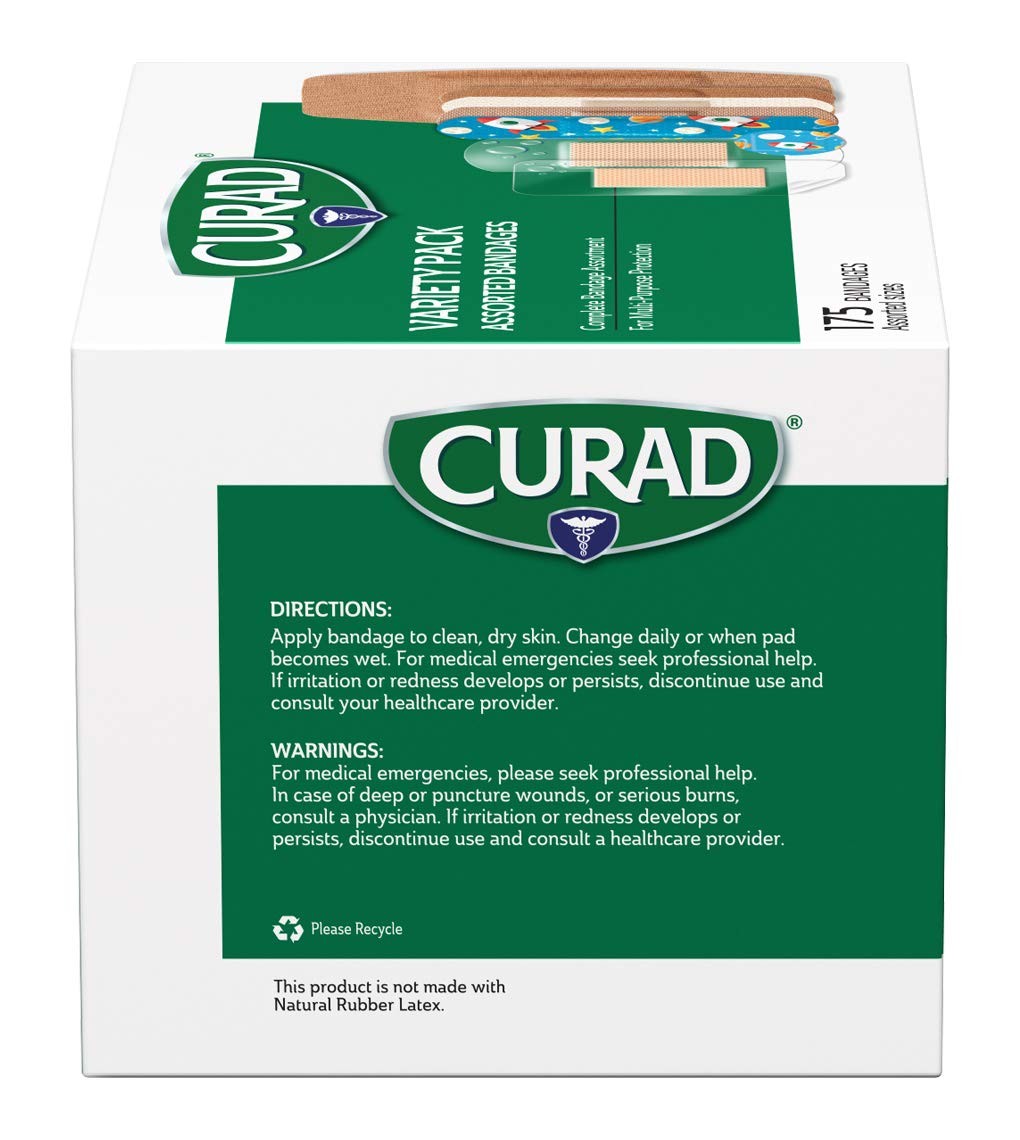 Curad Family Bandage Variety Pack 4 Styles Included Waterproof Galaxy