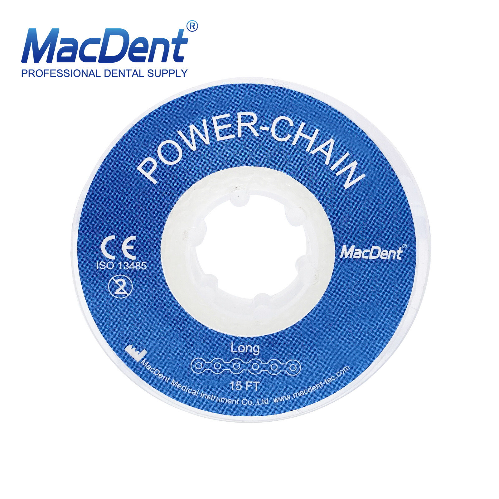 Dental Orthodontic Elastic Rubber Bands Power Chain for Braces Long/Short /Close