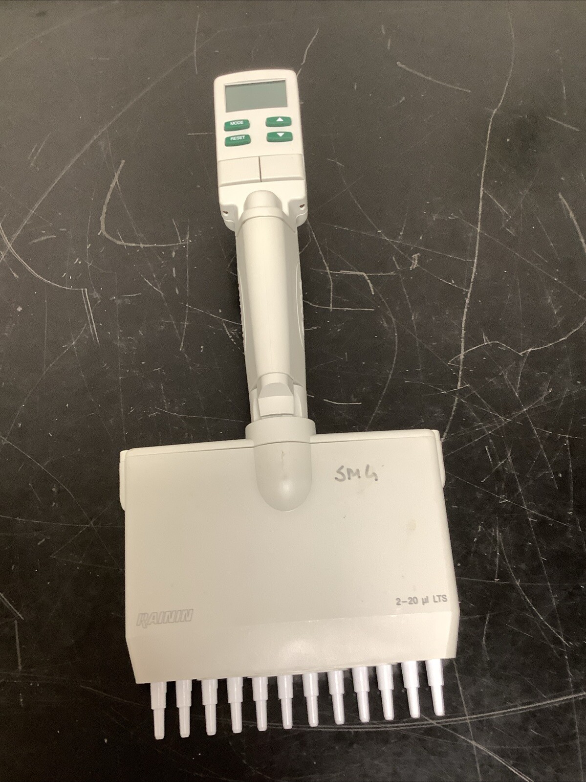 Rainin EDP3-PLUS 2-20µL LTS 12 Channel Electronic Digital Pipette
