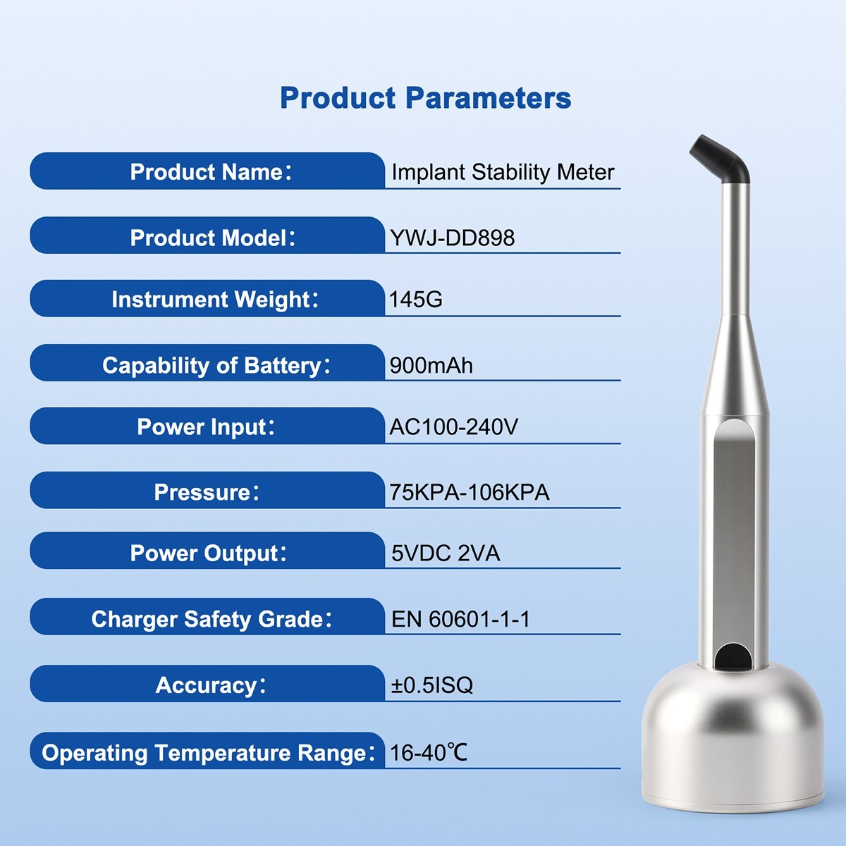DENTAL OSSTELL BEACON ISQ IMPLANT STABILITY METER TOOL INSTRUMENT