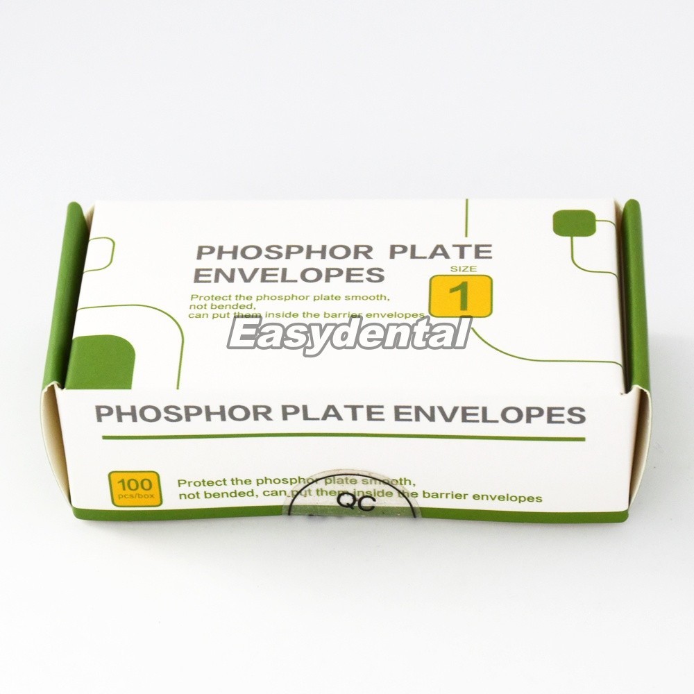 100Pcs Dental Carton Protective Covers Barrier Envelopes Phosphor Plate #0 #1 #2