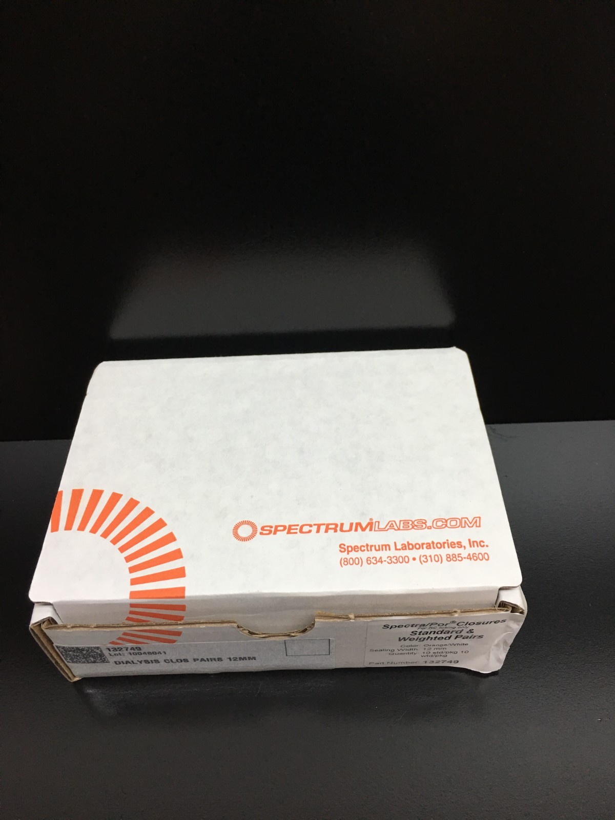 Spectra/Por Cat No 132749 Closures Standard & Weighted Pairs Lot