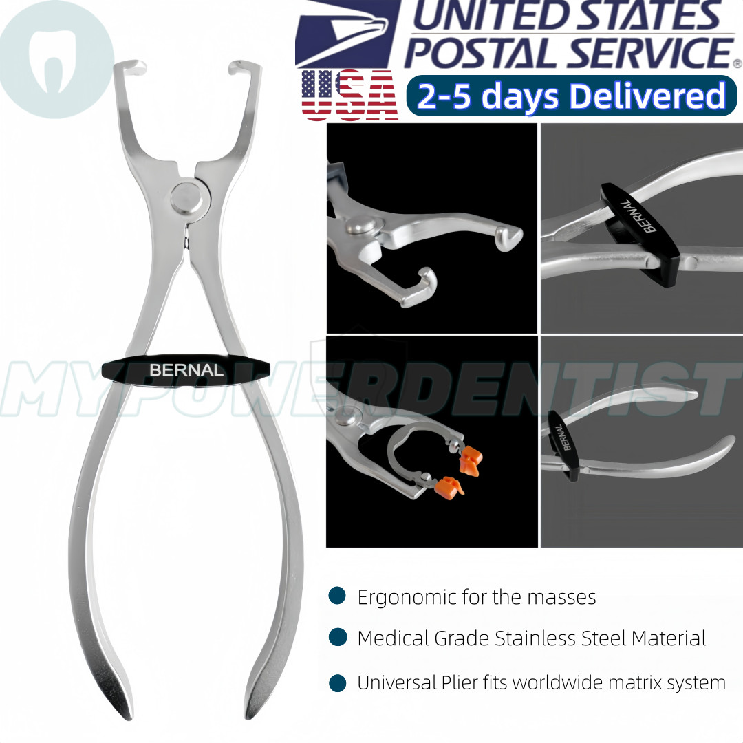 Dental Matrix Ring Power Plier Forcep Placement Clamp Separator Fit Wagotrix USA