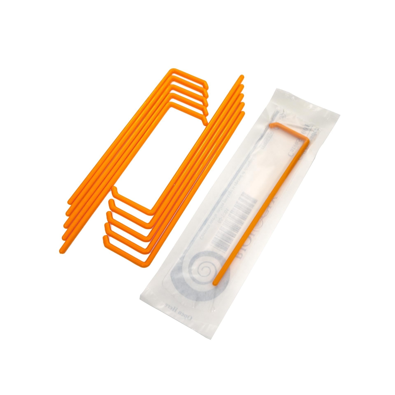 Biologix Cell Spreaders L-Shaped Disposable Sterile Cell Spreader, Orange, St…