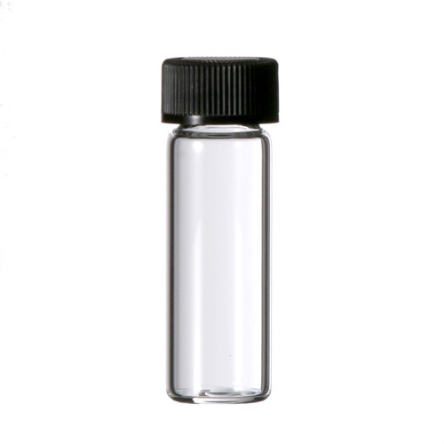 72 Pcs Clear 1 Dram Glass Vials [15mm X 45 mm] W/Caps