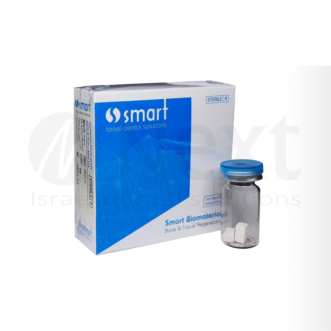 LOTx1 Sterile bone graft block synthetic NS-BONE Next 4 pcs 5x5x5 surgical