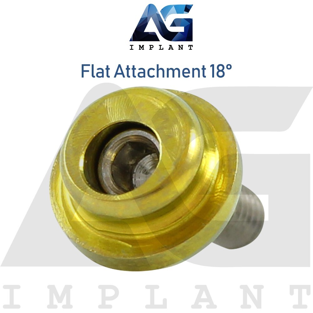 5 Angled 18° Flat Attachment Titanium Prosthetic System Narrow Platform (NP)