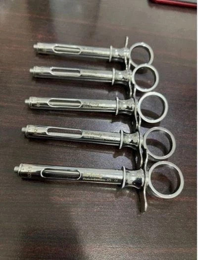 5 Pcs Hu-Friedy Type CW Aspirating Anesthetic Syringe 1.8cc- S