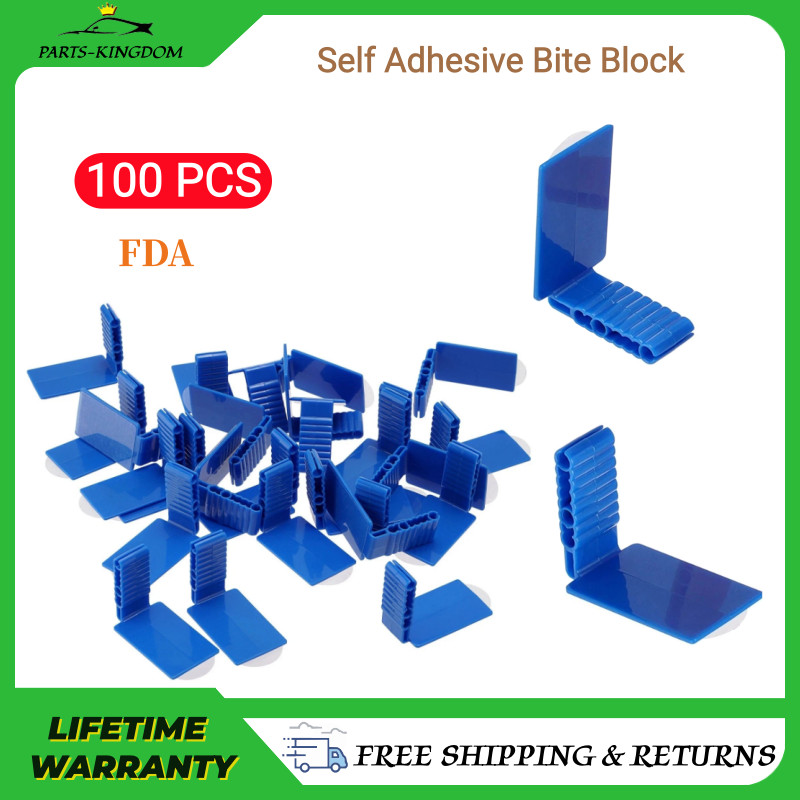 New 100pcs Dental Sensor Holder self-adhesive Blue X-Ray Positioning Anterior