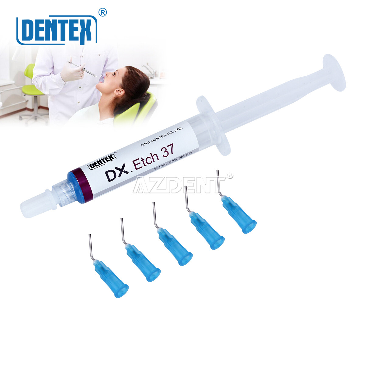 Resina compuesta curado por luz Universal Dental A2/Gel grabado/adhesivo unión