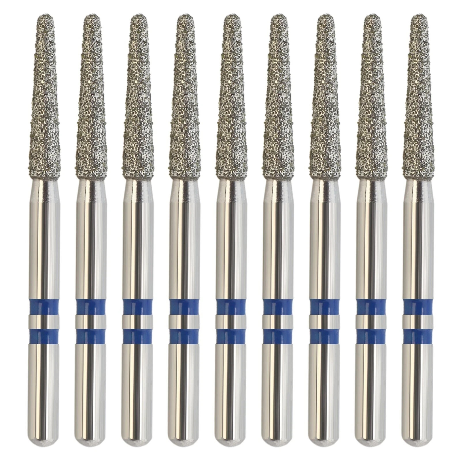 Zirconia Cutter Diamond Crown Removal Burs Round End Taper Medium Grit Z856/016M