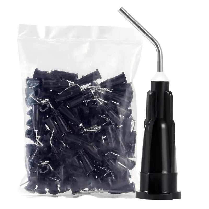 Irrigation Dental Pre Bent Needle Tips For Flow Etch Composite Resin Acid Syring