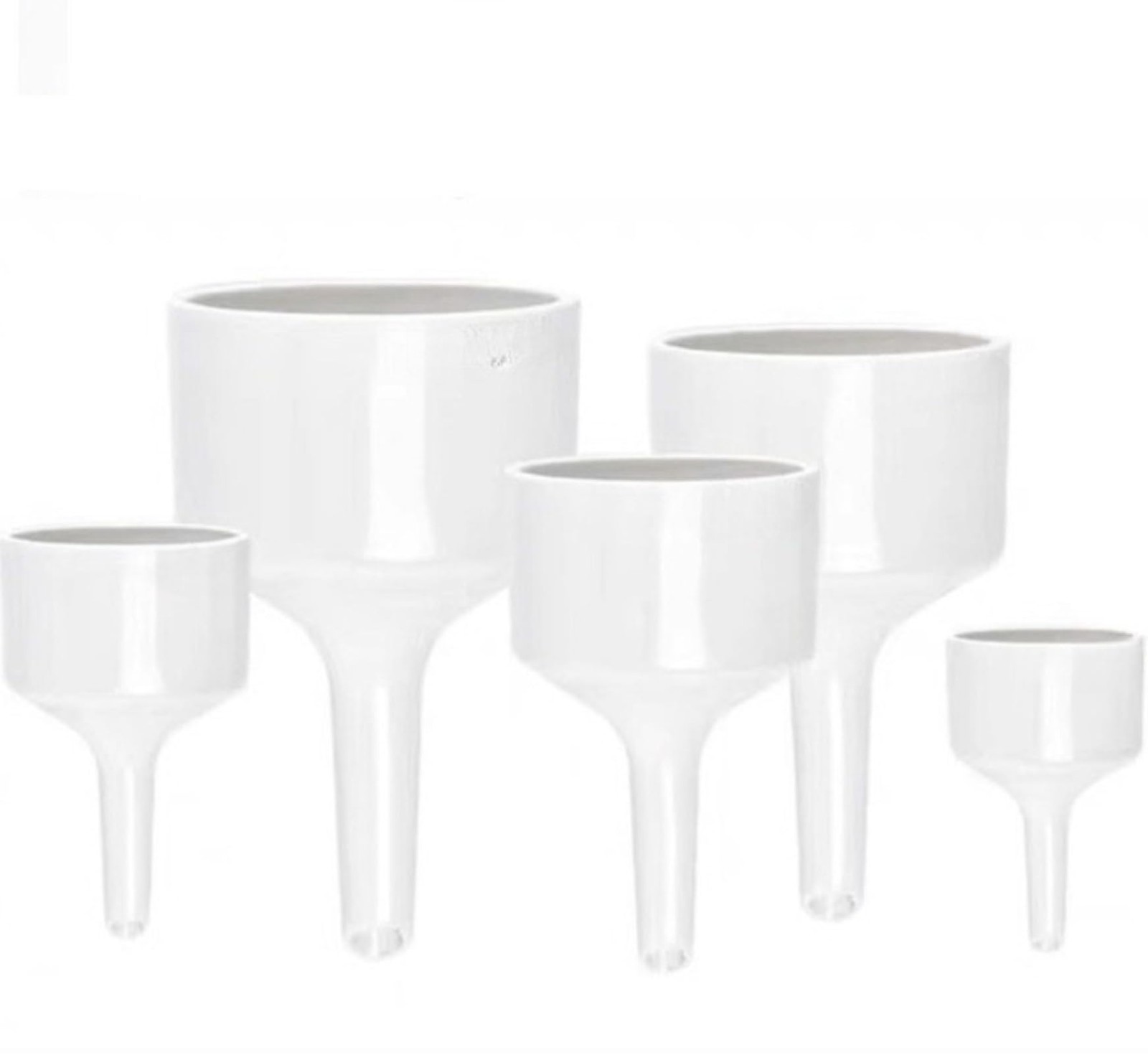 Reusable PP Autoclave Filter Funnel 80–2900ml 55–150mm Membrane