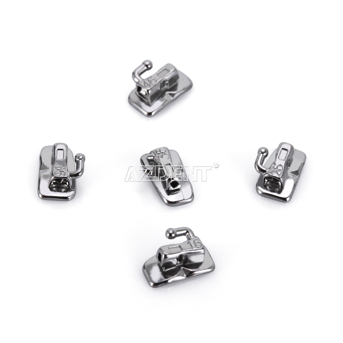 10X Dental 1st Molar Buccal Tubes Bands Convertible Roth 022 40# U3/L2 4pcs/kit