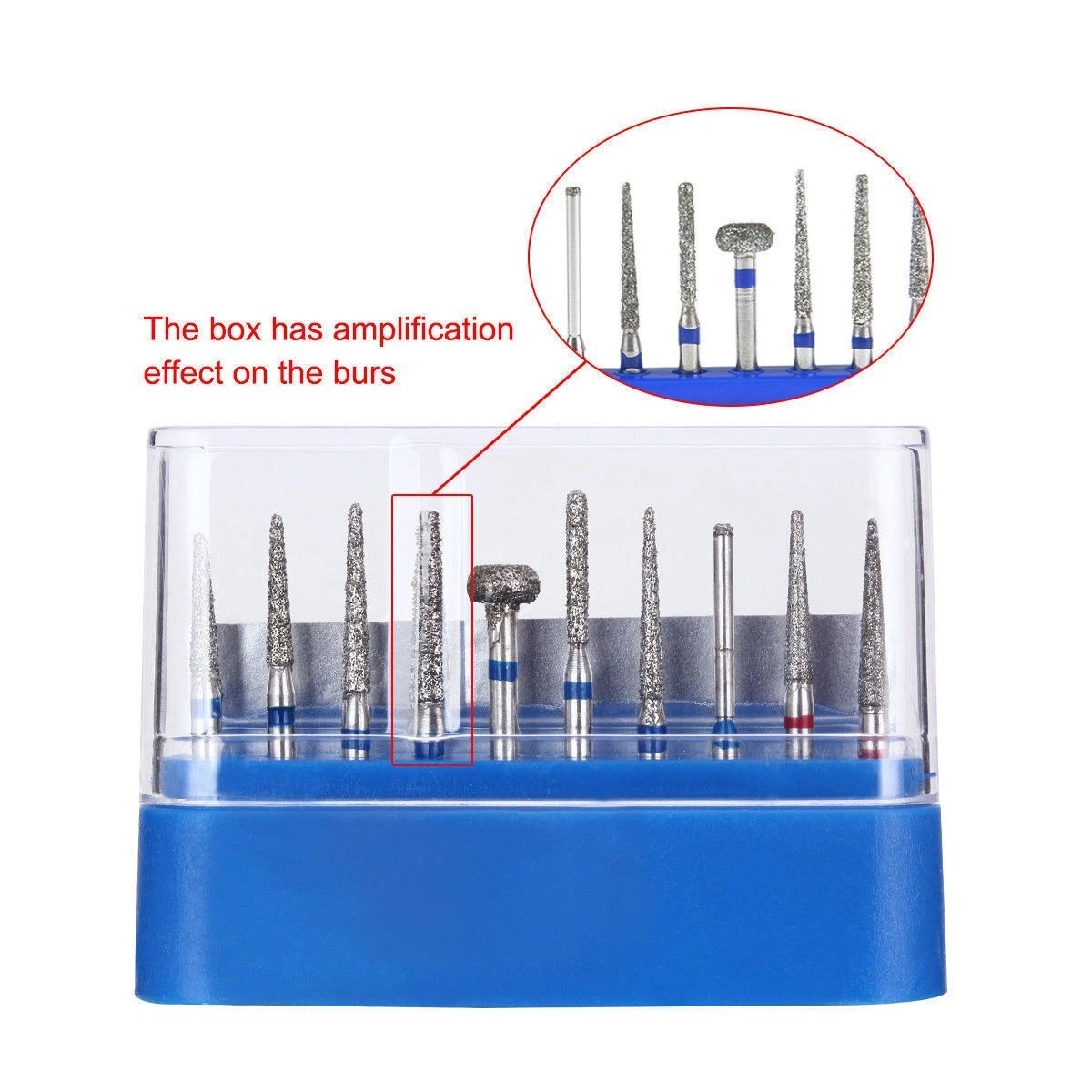 Dental Composite Polishing Crown FG Diamond Burs Kit For High Speed Handpiece