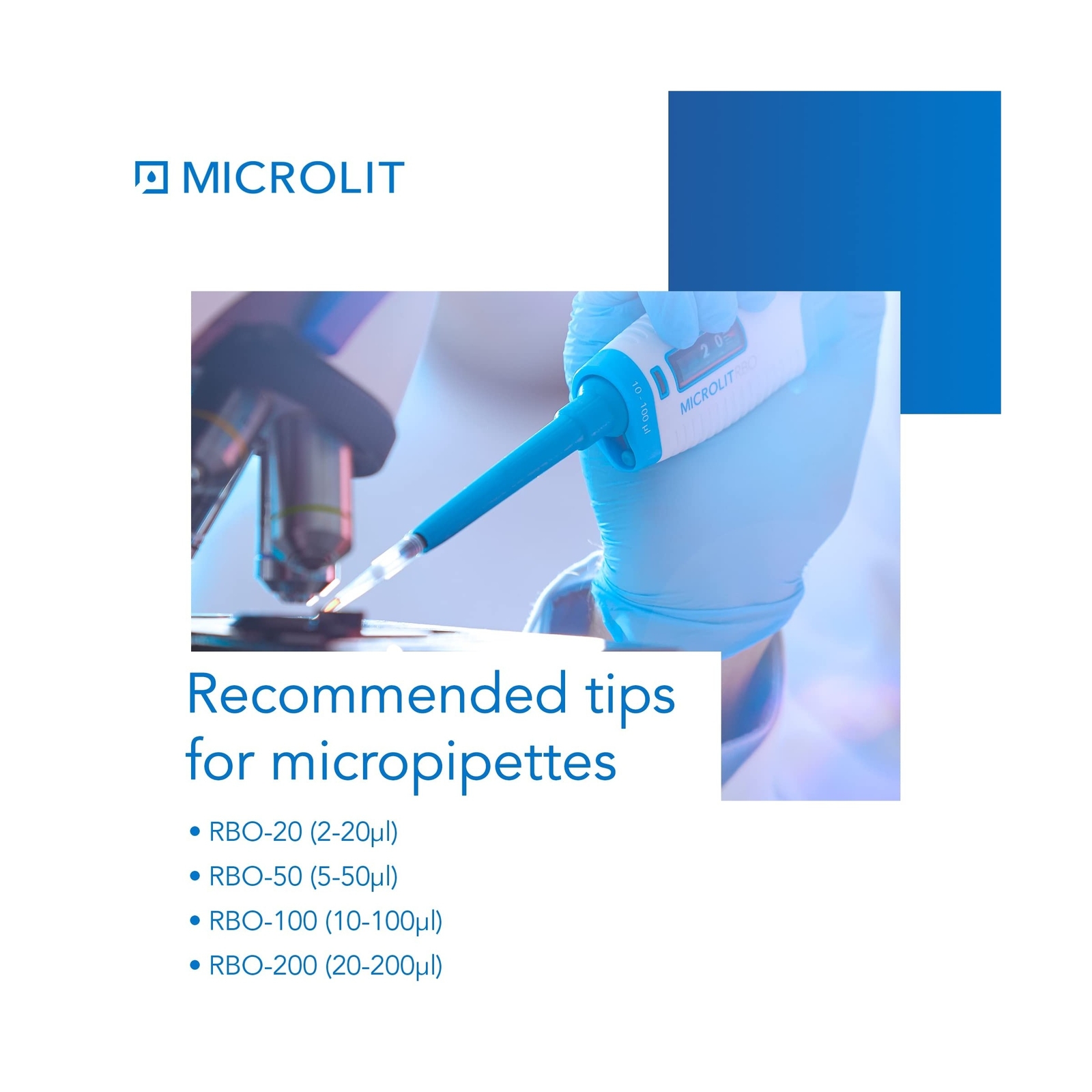 Micropipette Pipette Tips, Low-Retention and Clean-Release Hydrophobic Transf…