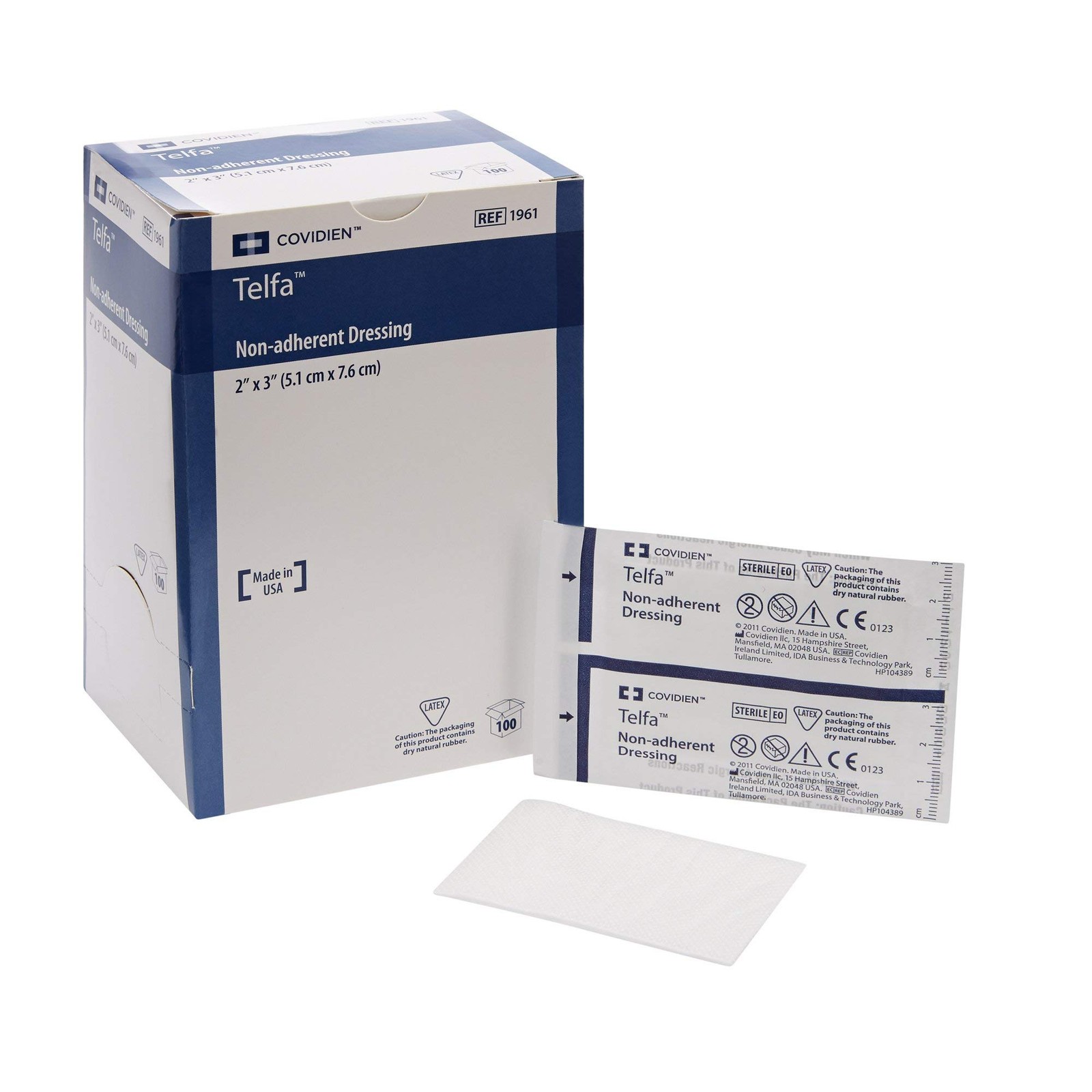 Curad Non-Adherent Pads, Sterile, 2″ x 3″, Pack of 100 100 Count (Pack 1)