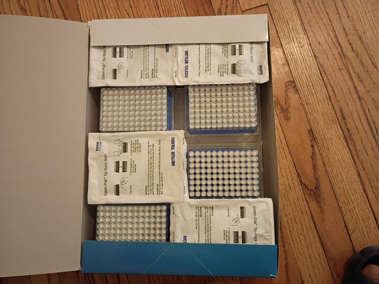 Rainin GP-L1000F BioClean LTS 1000uL Filter Pipette Tips Green-Pak Refill 768
