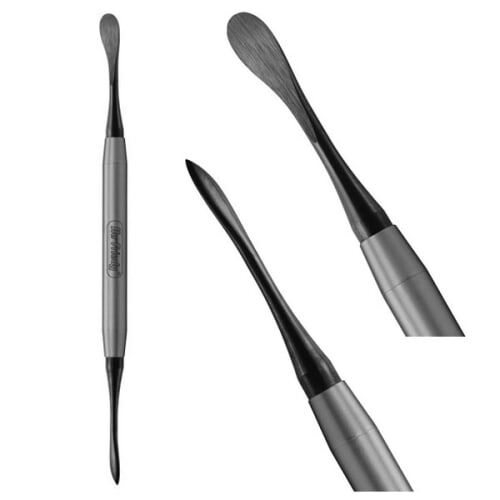 Hu-Friedy #9 Molt Periosteal Elevator, Black Line. Double End 4.3mm/8.4mm