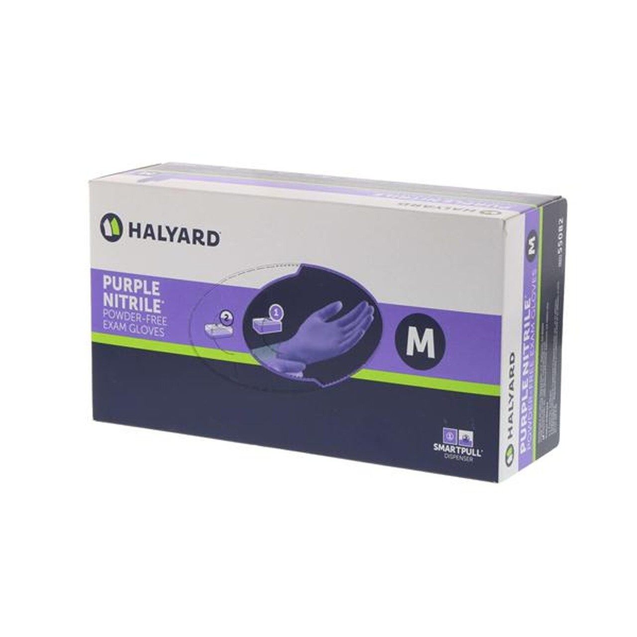 Halyard Purple 55082 Nitrile Exam Glove Size: Medium Box of 100