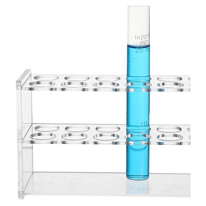 Premium Organic Glass Test Tube Holder 13mm-31mm Lab Chemistry Pipette Stand
