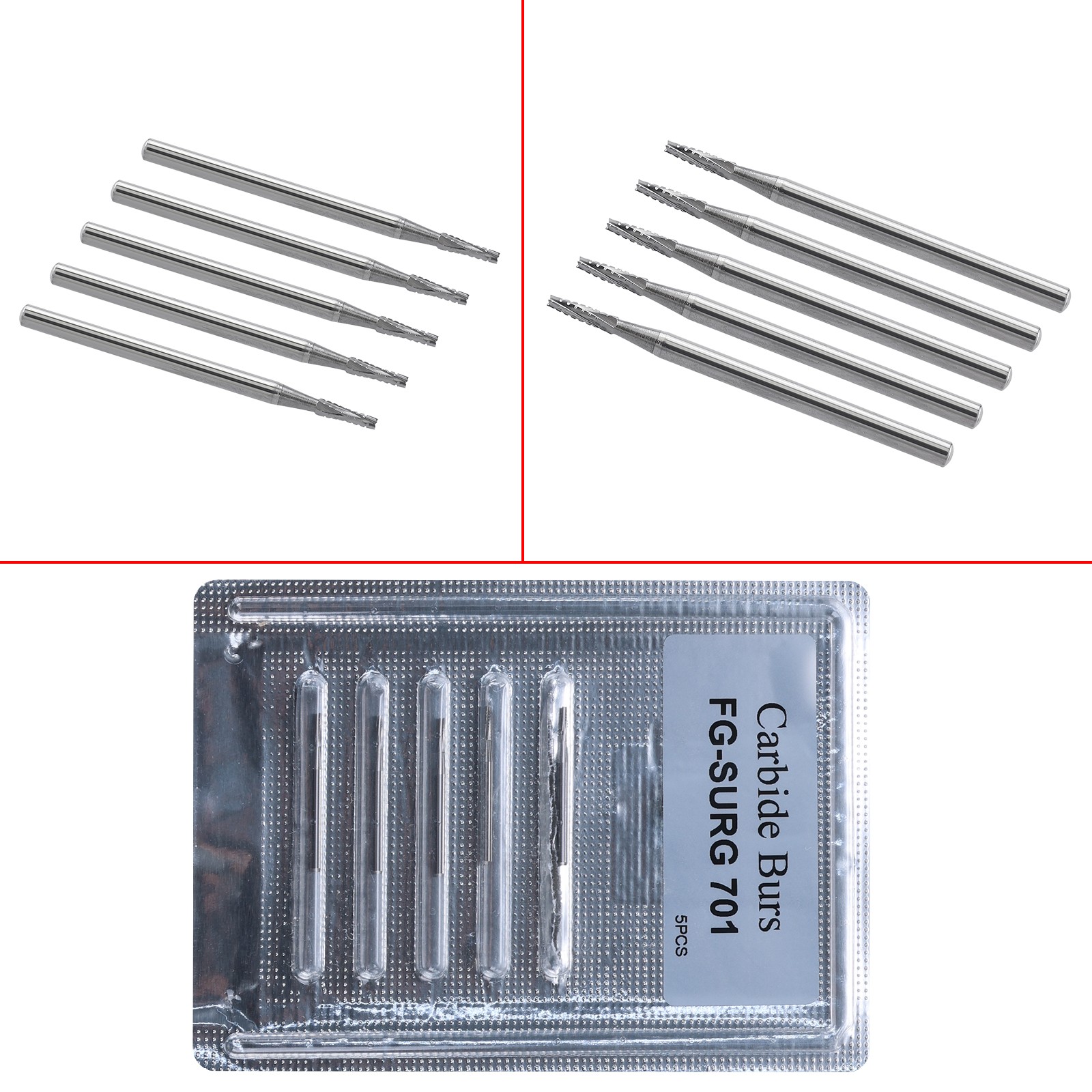 Dental Carbide Burs FG SURG 701 Surgical Midwest Type sa