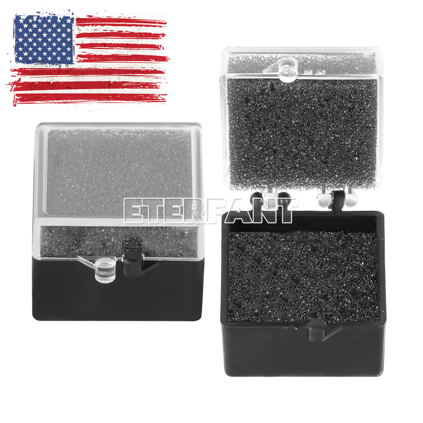 1000pcs/PK Dental Lab Crown/Veneer/Bridge Boxes – 1 Inch Clear Top with Fillers