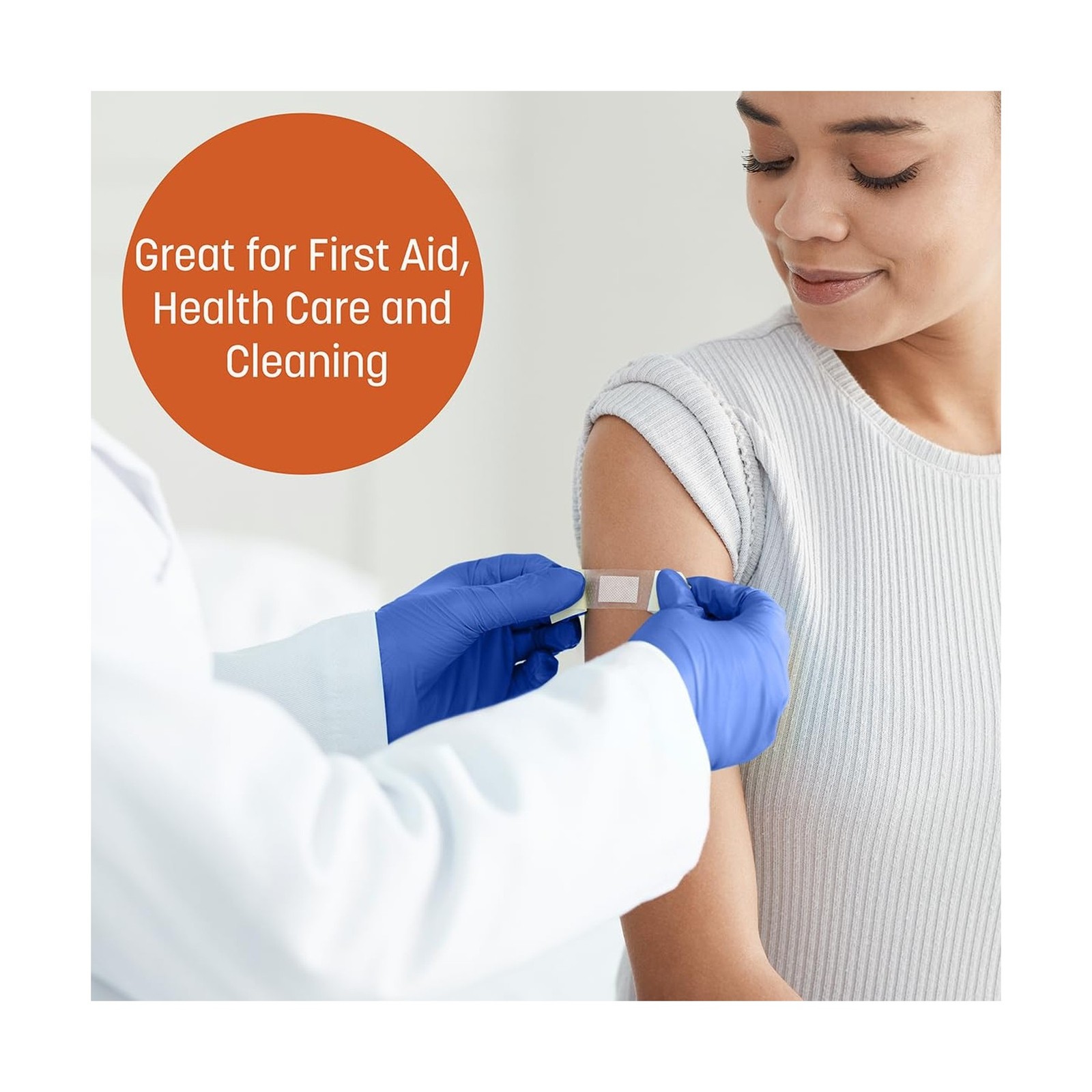 Caring Nitrile Exam Gloves, Blue, Powder-Free, Disposable Gloves for Medical …
