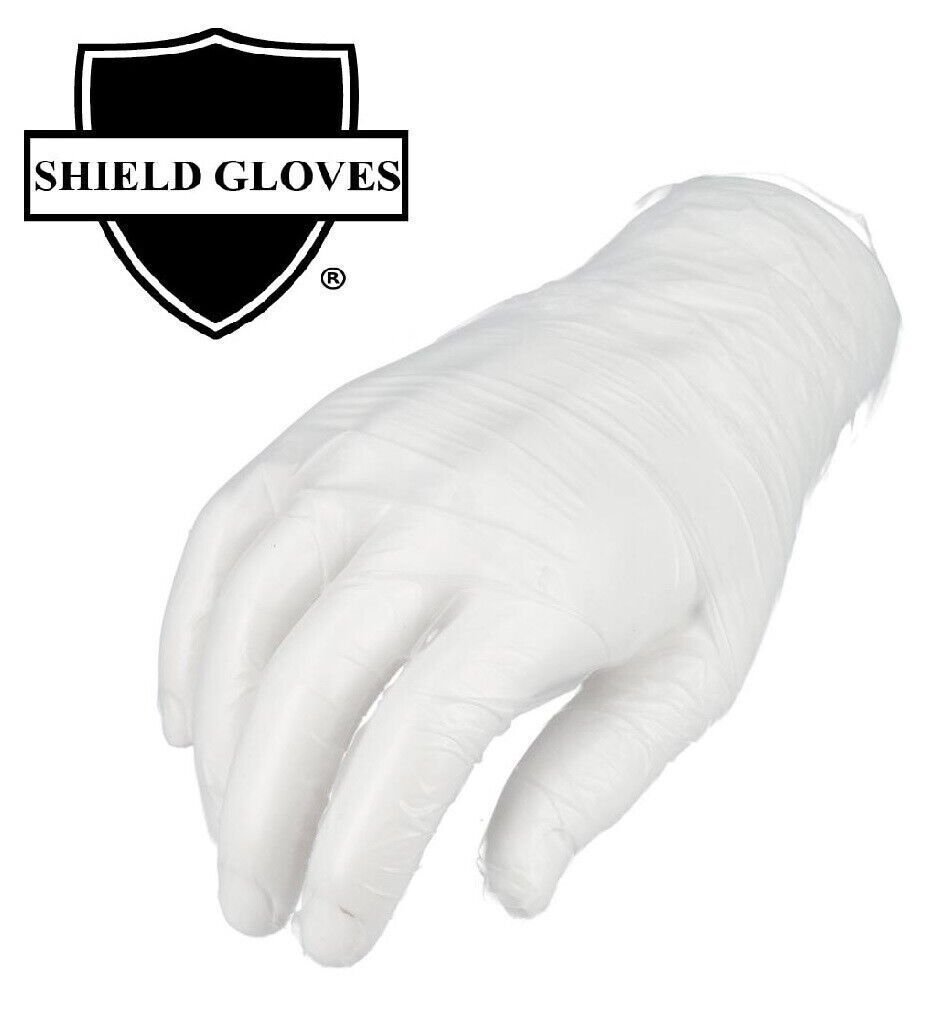 100-2000 Clear 5 Mil Industrial Vinyl Latex & Powder Free Disposable Gloves